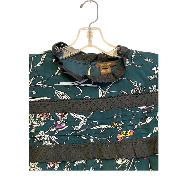 Anthropologie Vineet Bahl Ines Floral Tunic Dress Size Small‎ Mini Shift Floral - Picture 5 of 9